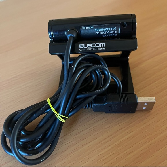 ELECOM Web Camera Webcams UCAM-DLE300TBK Black USB Plug - Picture 4 of 5